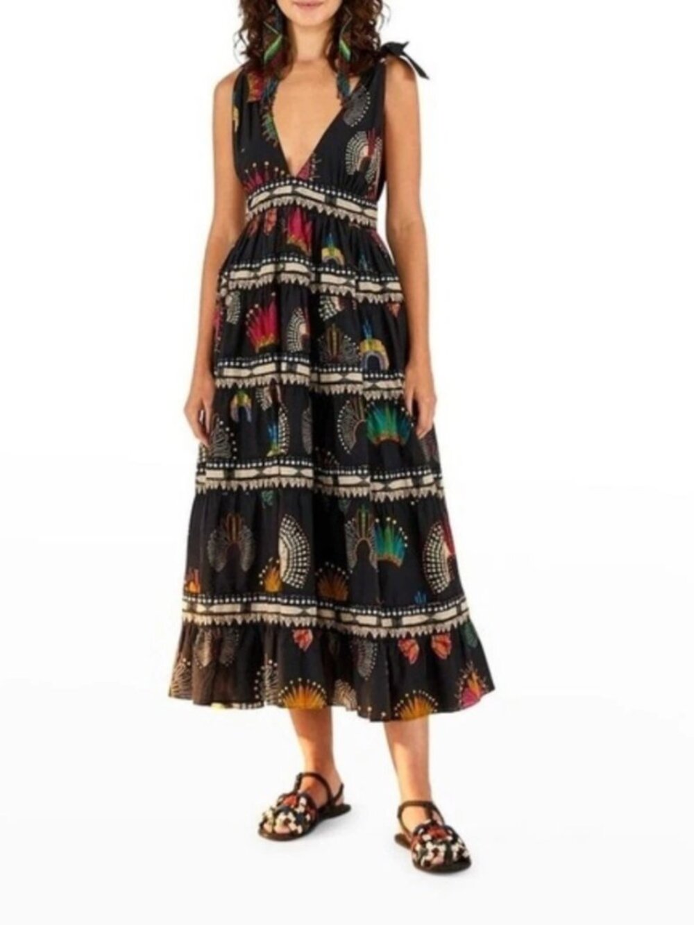NWOT Farm Rio Maxi Dress Size XS - Picture 5 of 15